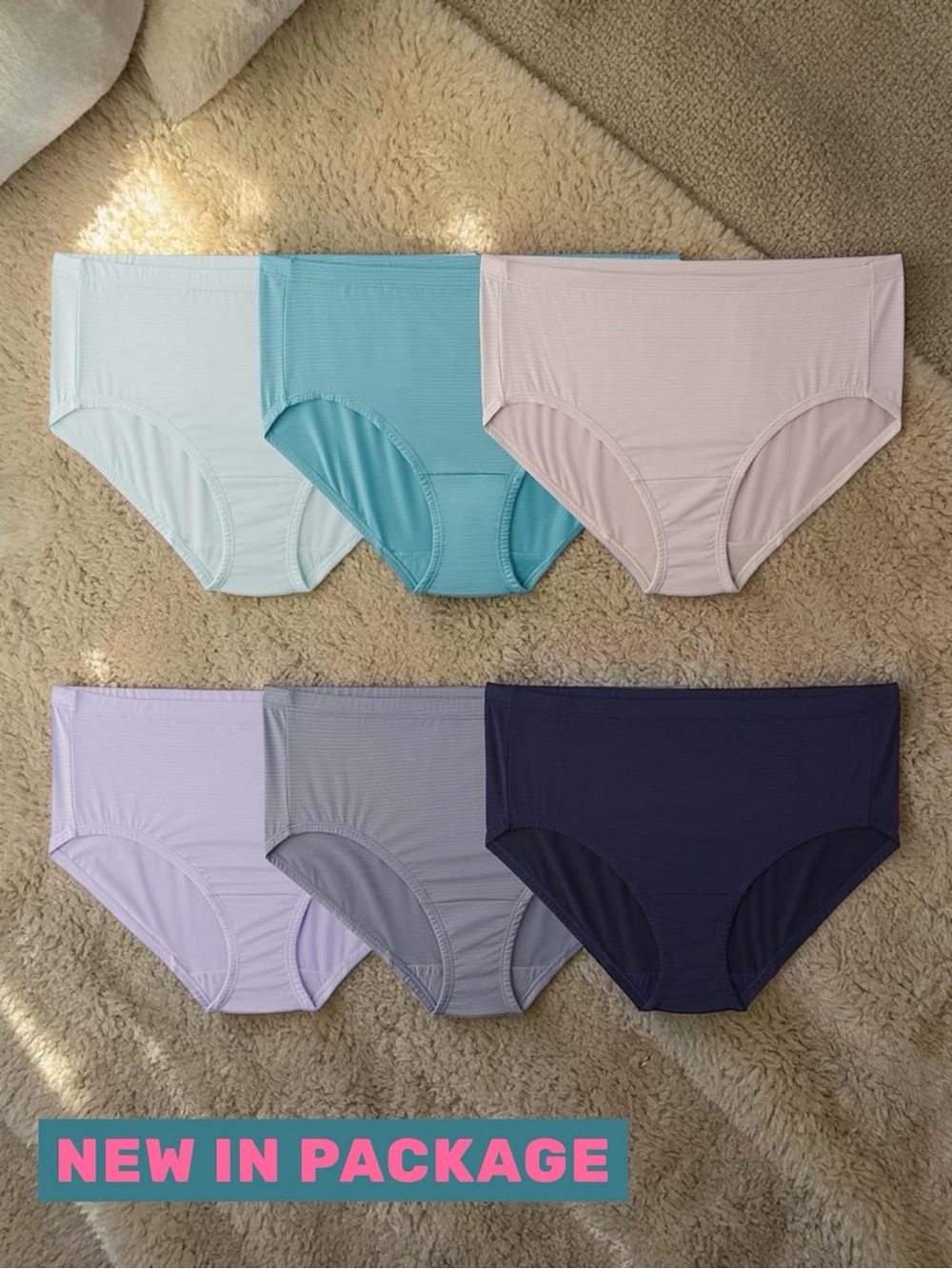 🩲🍒🍓🍎🍉🍇🍑🍊🍍🍌🍏Fruit of the Loom Women’s Plus Size Briefs – 6 Pack (13/5X)